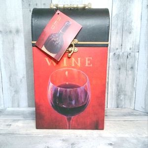 James Wiens 2006 By Art In Motion Wine Tote Bottle Box New